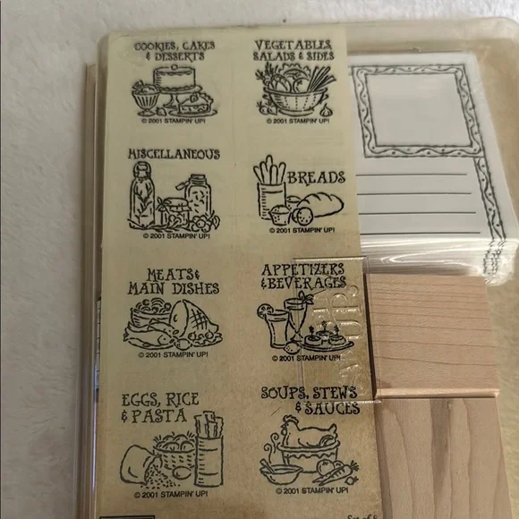 New Stampin Up recipe stamp set with cards - Picture 3 of 4